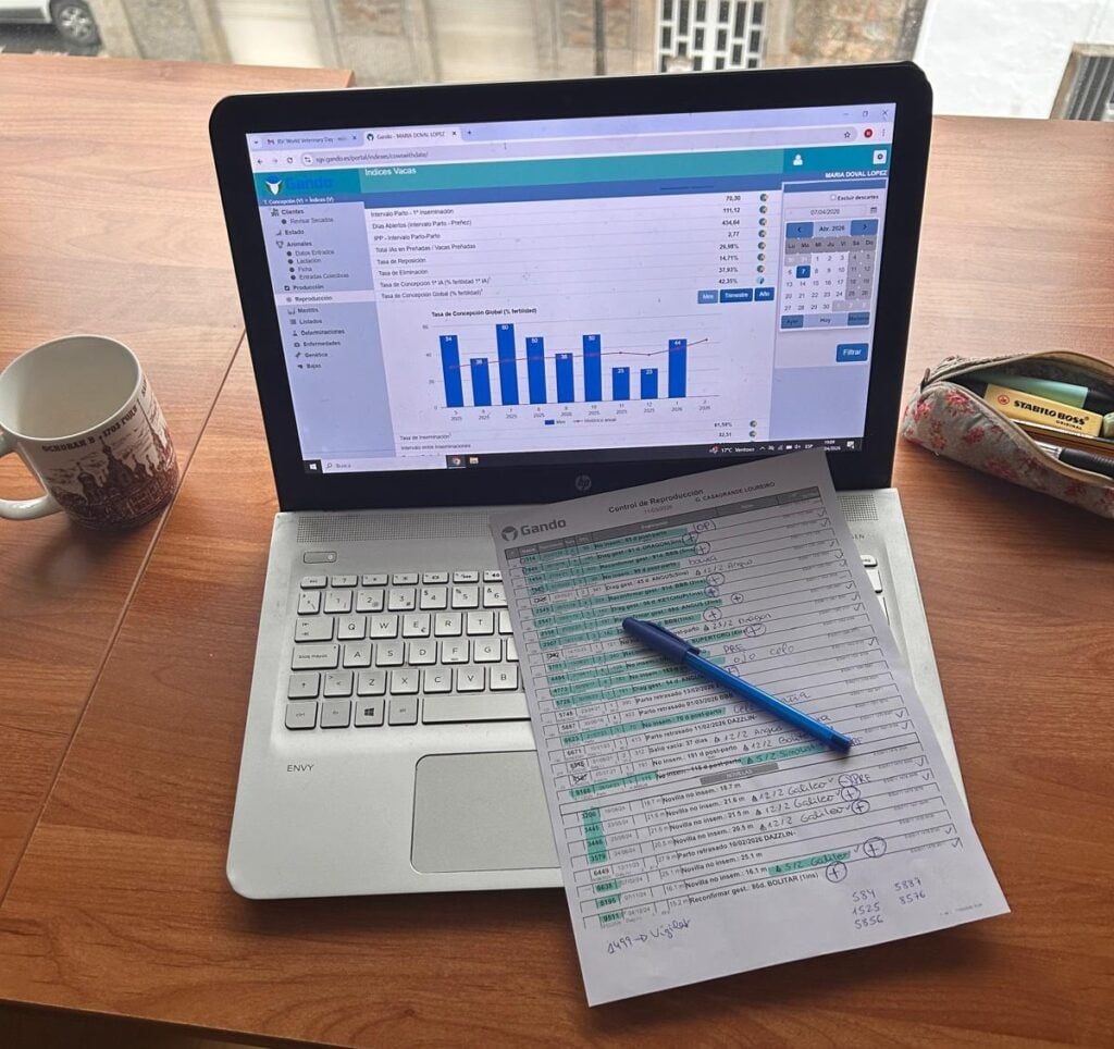 Noelia González World Veterinary Day 2026 analyzing datas