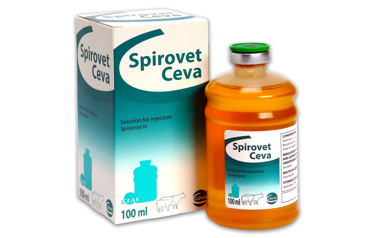 Spirovet box and bottle