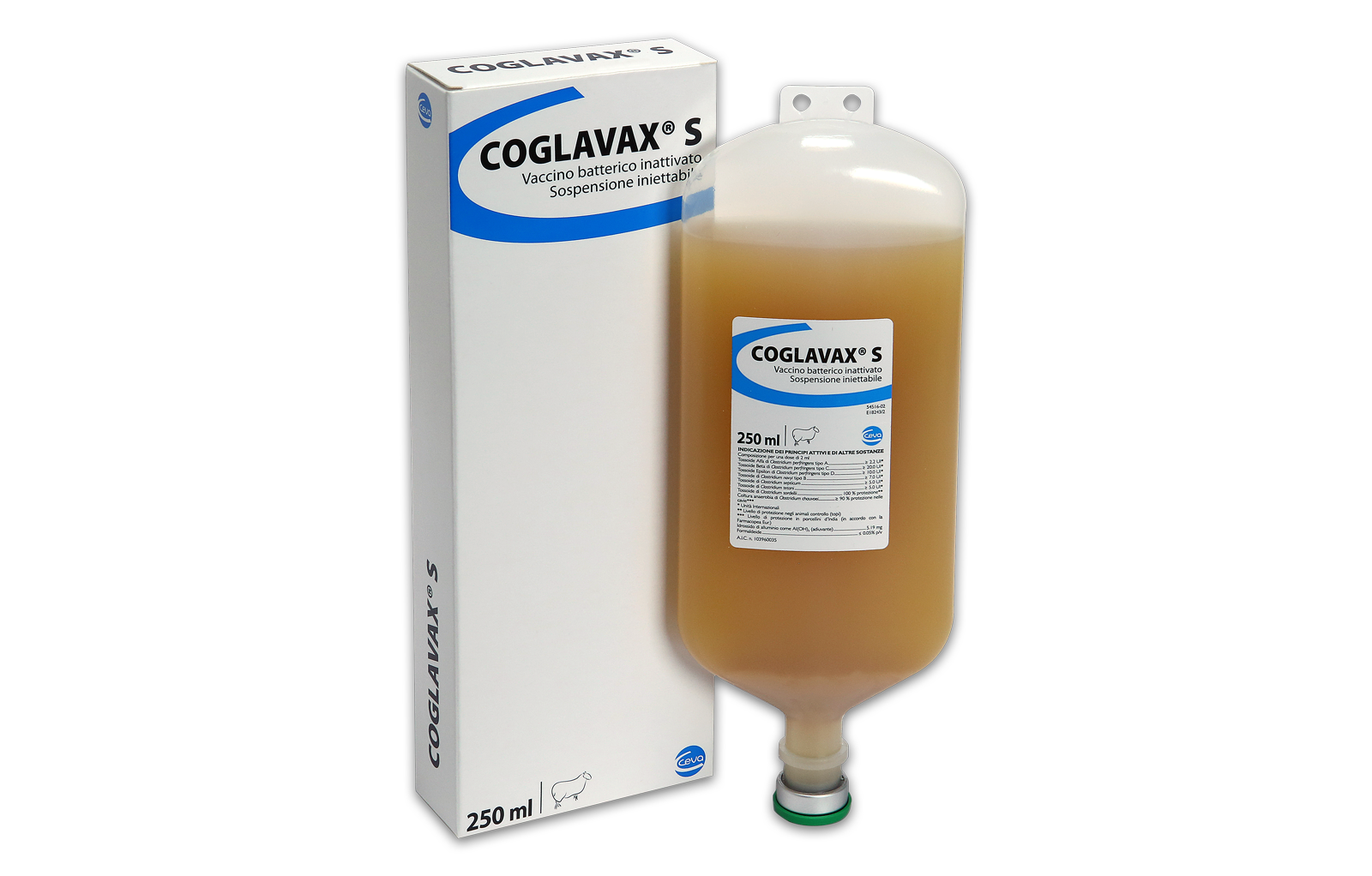 Coglavax S box and bottle