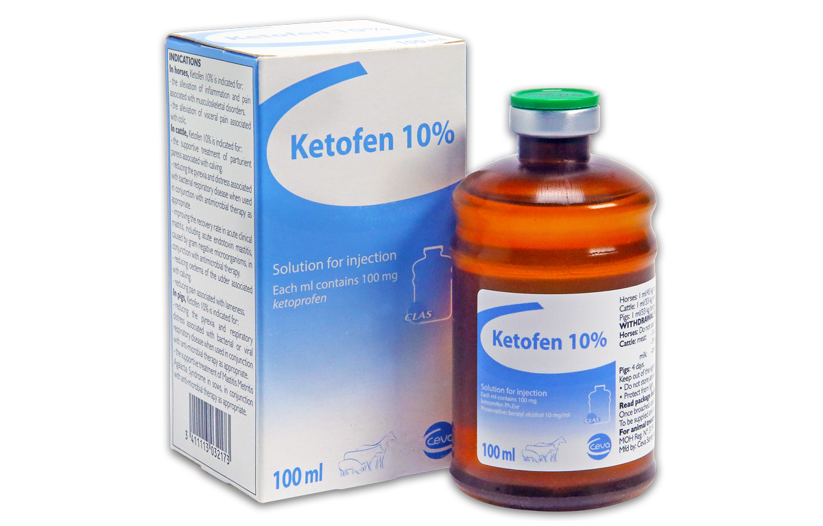 Ketofen box and bottle