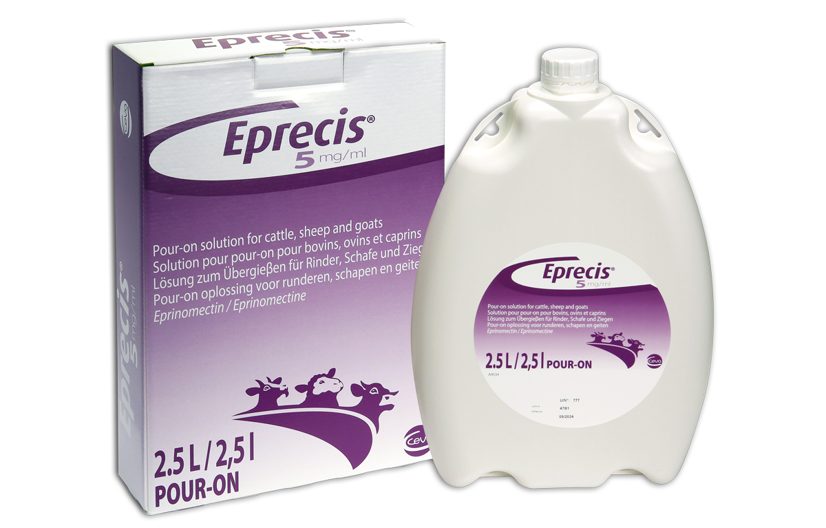 Eprecis Pour-on box and bottle