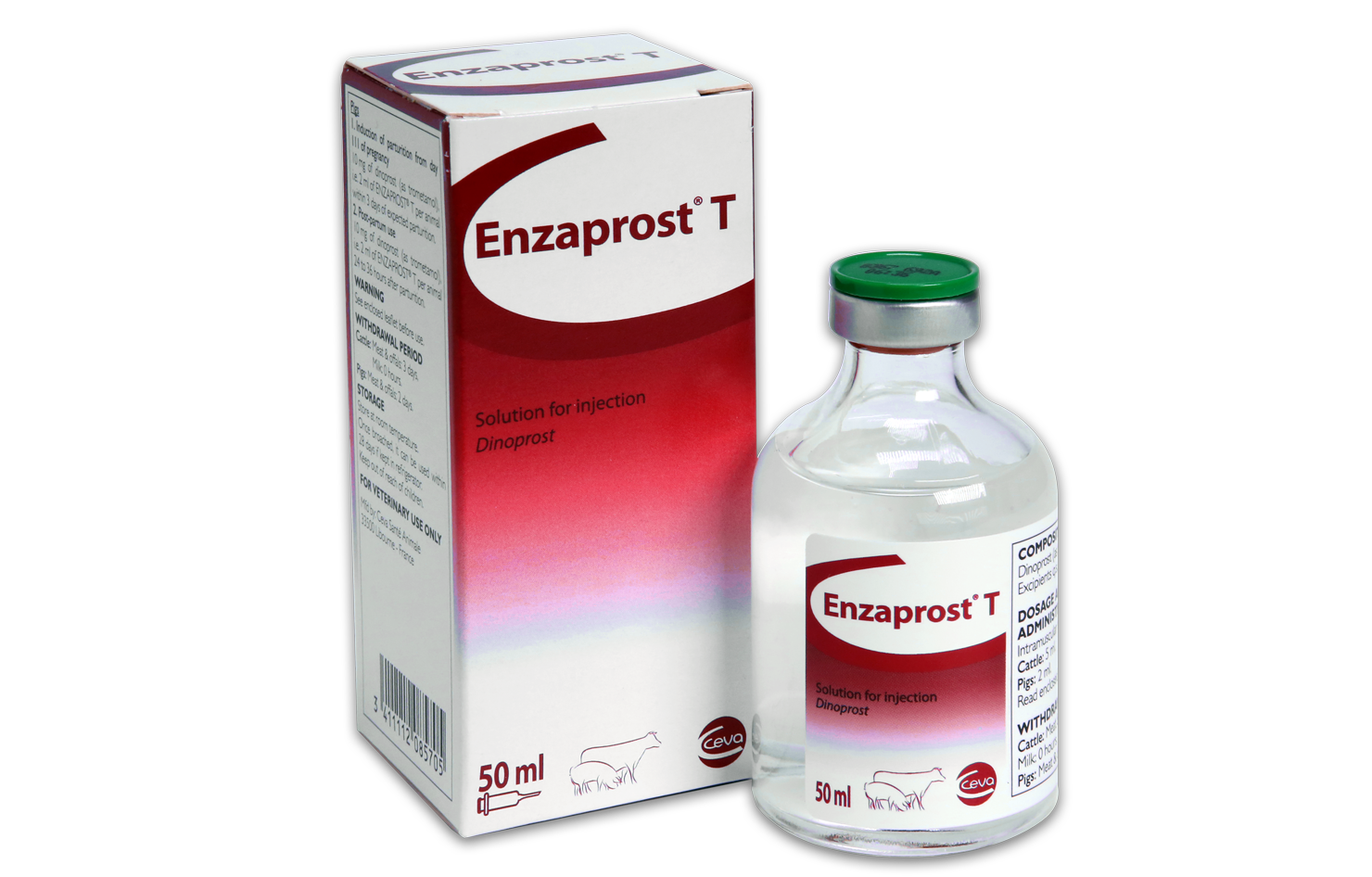 Enzaprost T box and bottle