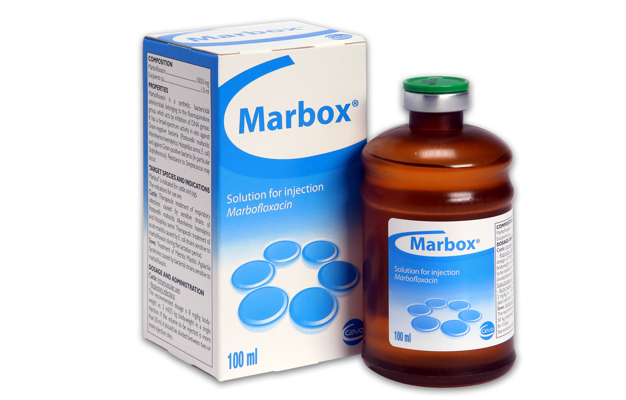 Marbox box and bottle
