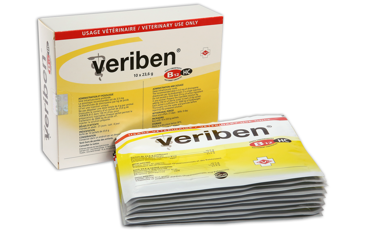 Veriben box and sachets