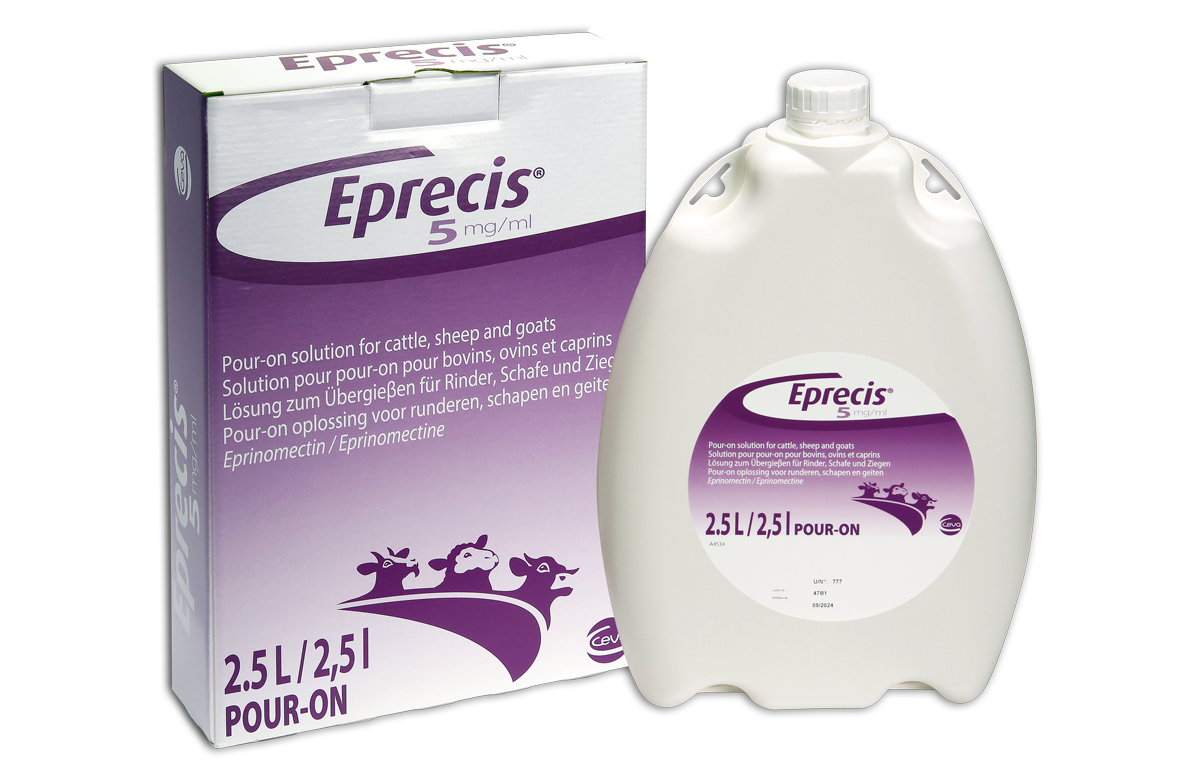 Eprecis Pour-on box and bottle