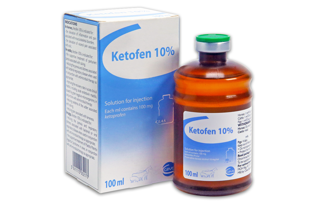 Ketofen box and bottle